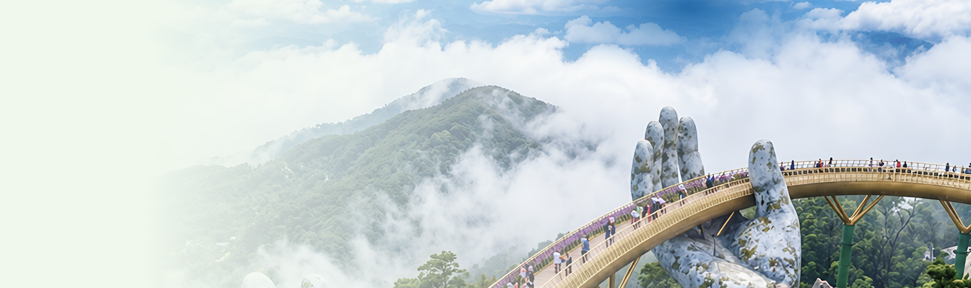 Golden Bridge at Ba Na Hills, Da Nang