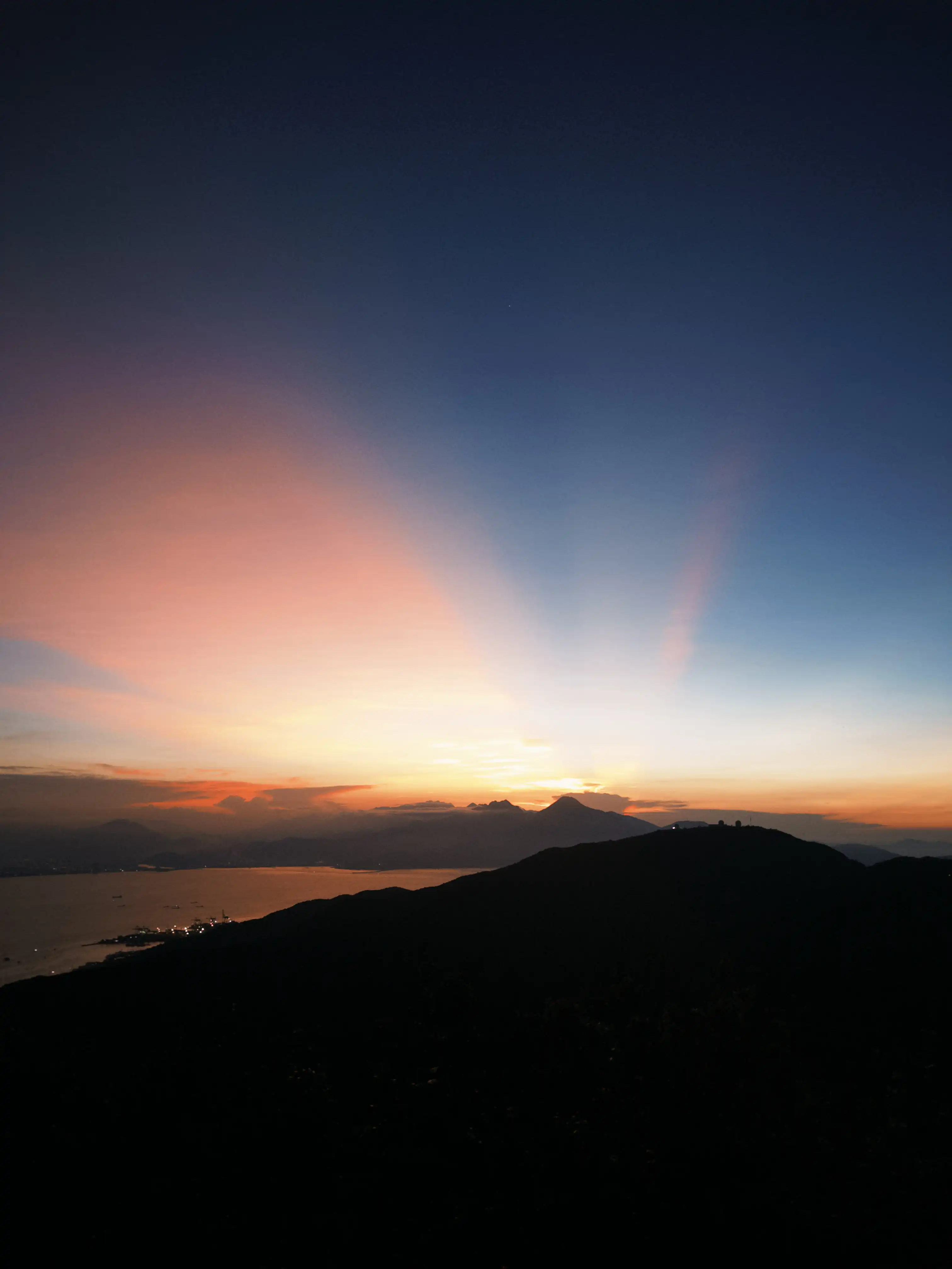 Son Tra Peninsula (sunset & city view at night by hiking)